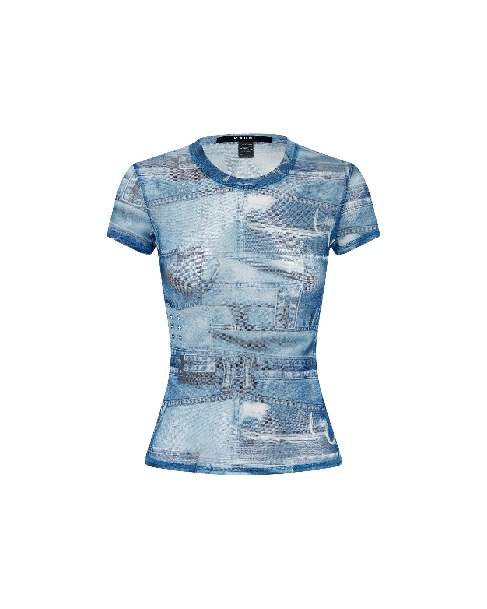 STUDIO MESH SS TEE Female Product Image