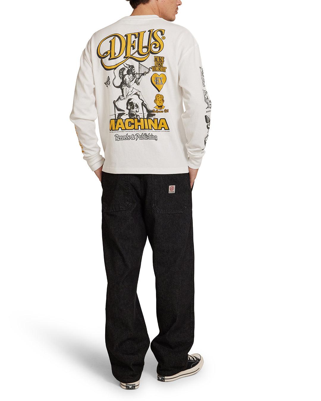 Divine Spark Long Sleeve Tee - Vintage White Product Image