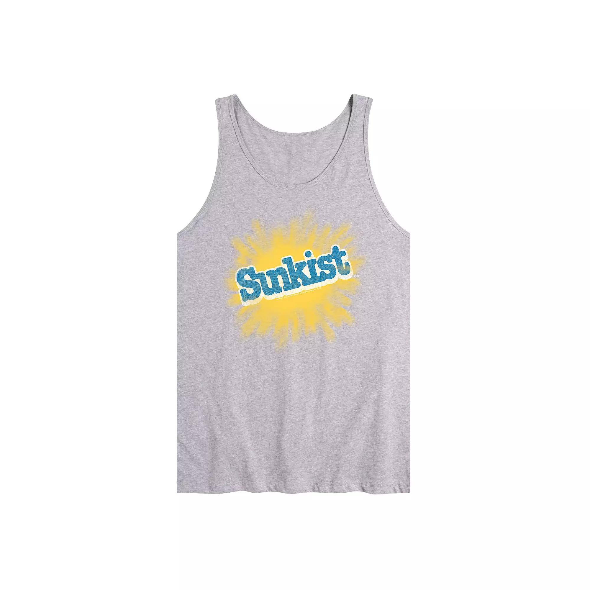 Men's Sunkist Tie Dye Tank Top,  Product Image