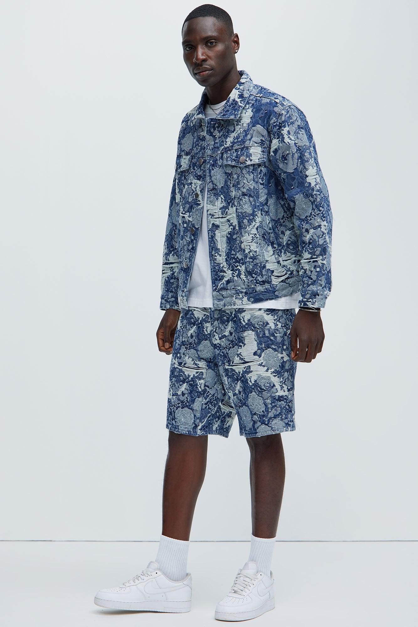 Inspired Relaxed Denim Shorts - Dark Wash Product Image