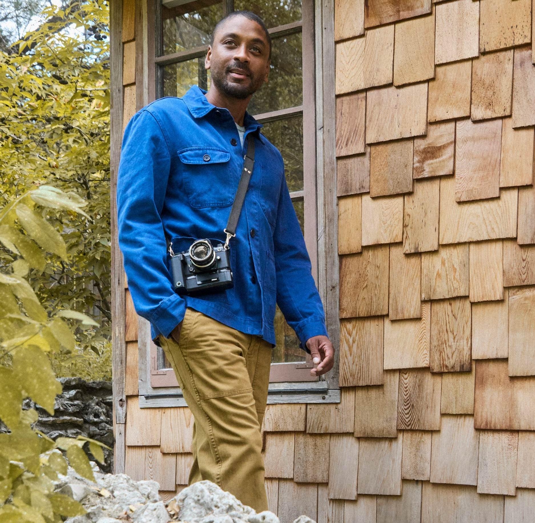 Denim Work Jacket - Navy Product Image