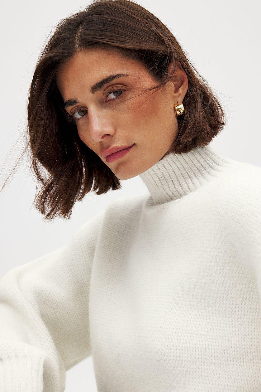 Knitted Turtle Neck Sweater Product Image