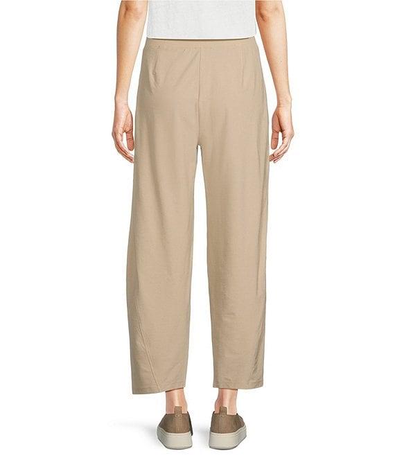 Eileen Fisher Washable Stretch Crepe Lantern Ankle Pants Product Image