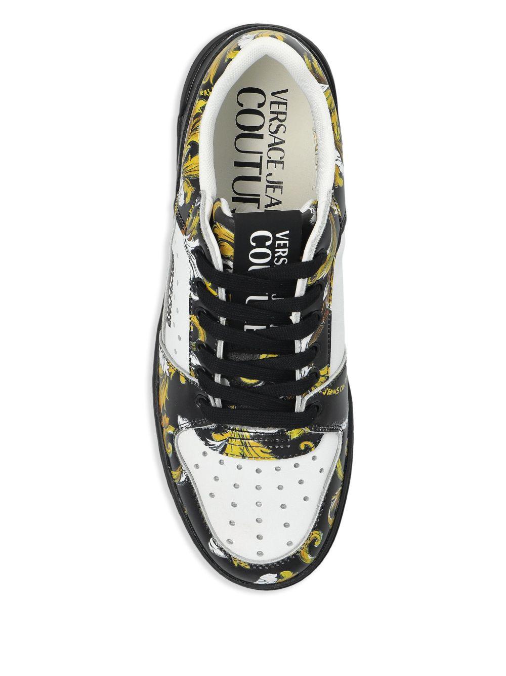 Barocco-print sneakers Product Image
