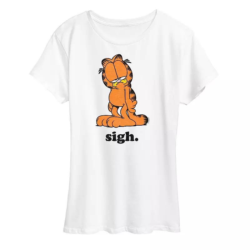 Women's Garfield Sigh Graphic Tee,  Product Image
