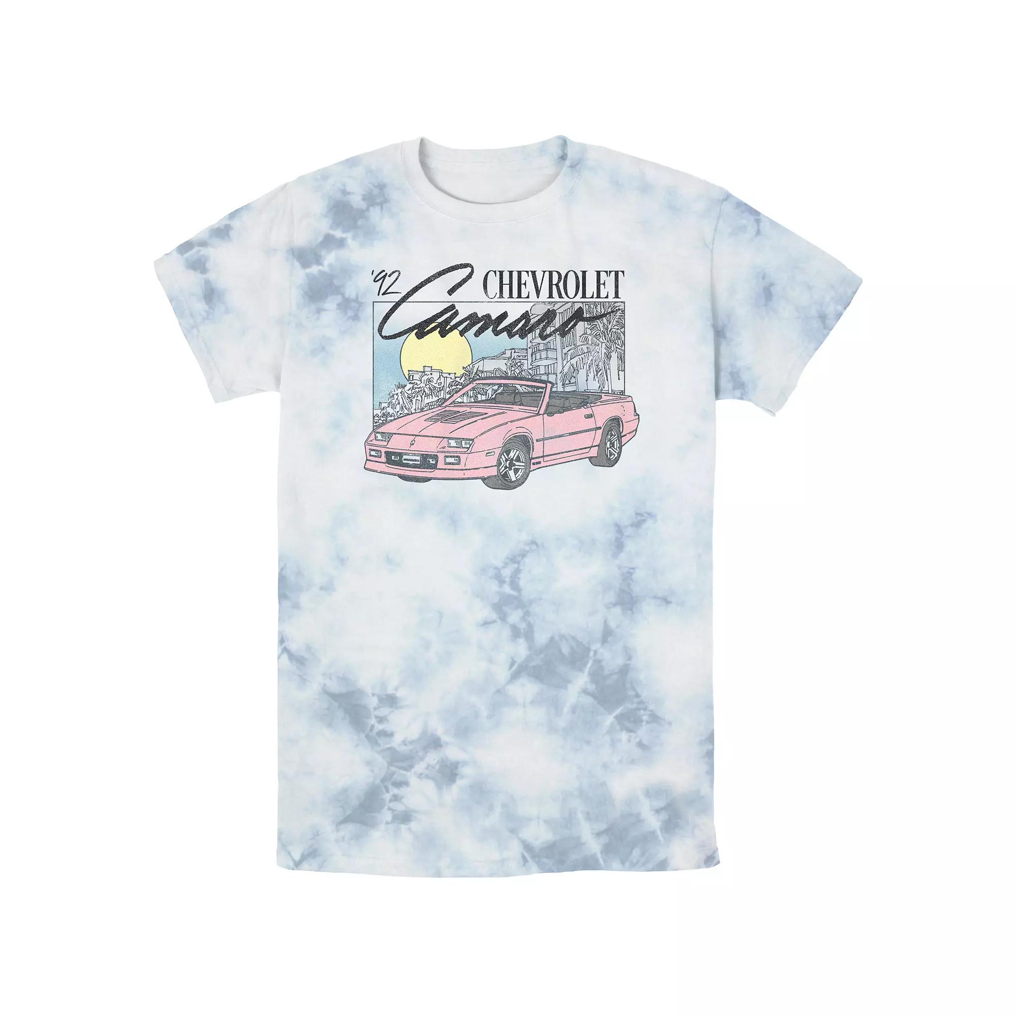 Men's Chevrolet Camaro '92 Bombard Wash Graphic Tee, Size: Small, White Blue Product Image