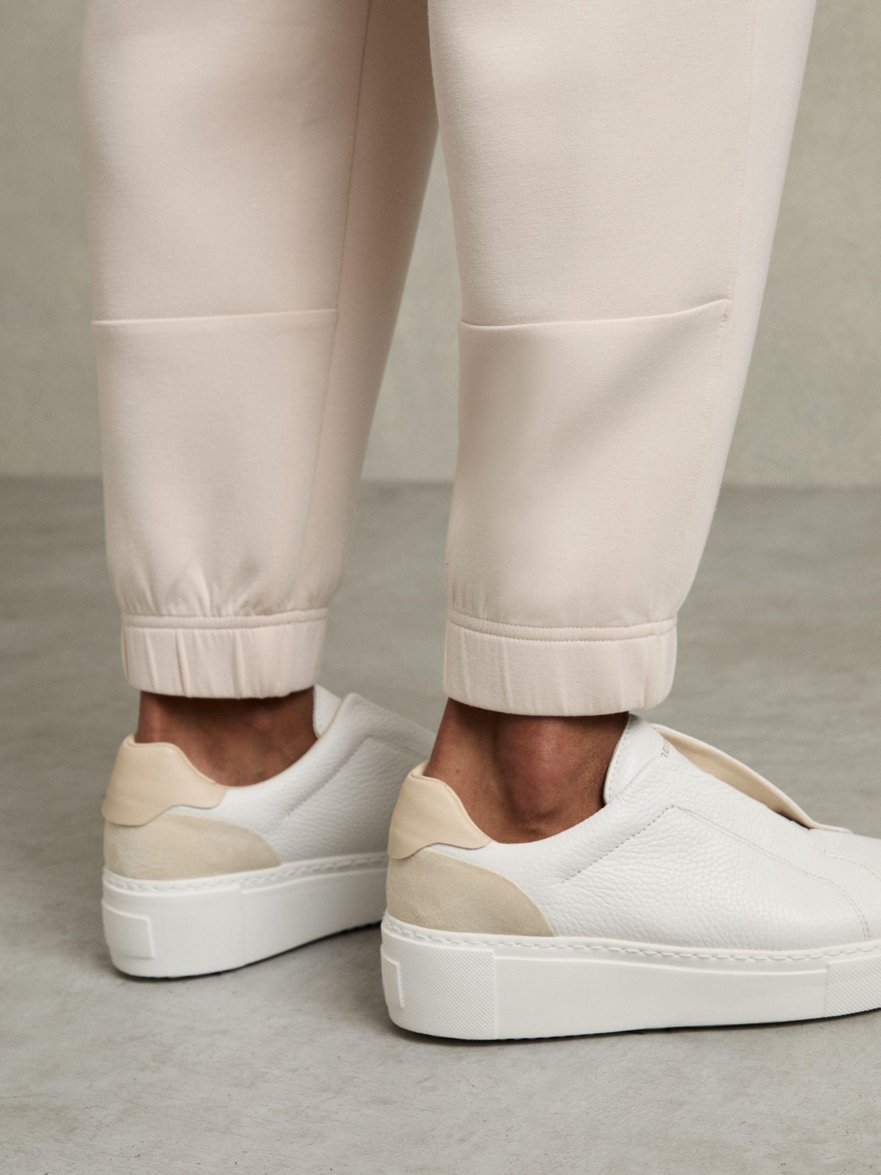 Interlock Tapered Joggers in Stone Product Image