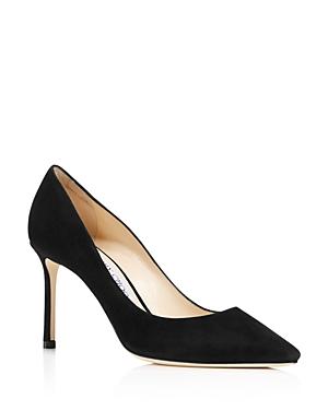 Jimmy Choo Womens Romy 85 Pointed-Toe Pumps Product Image