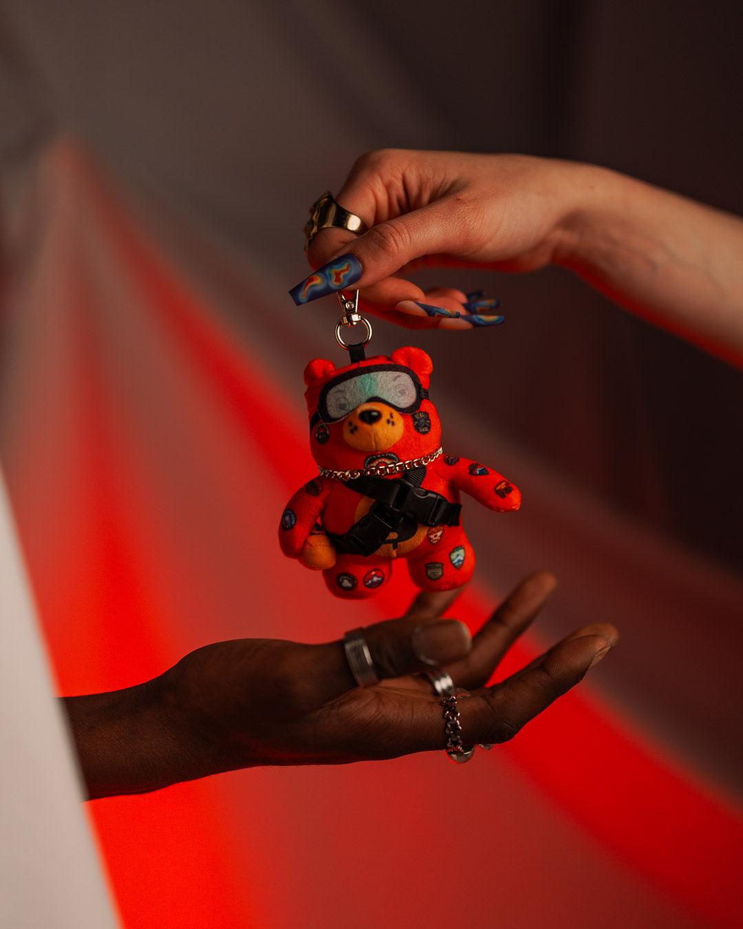SKI MASK BEAR KEYCHAIN Product Image