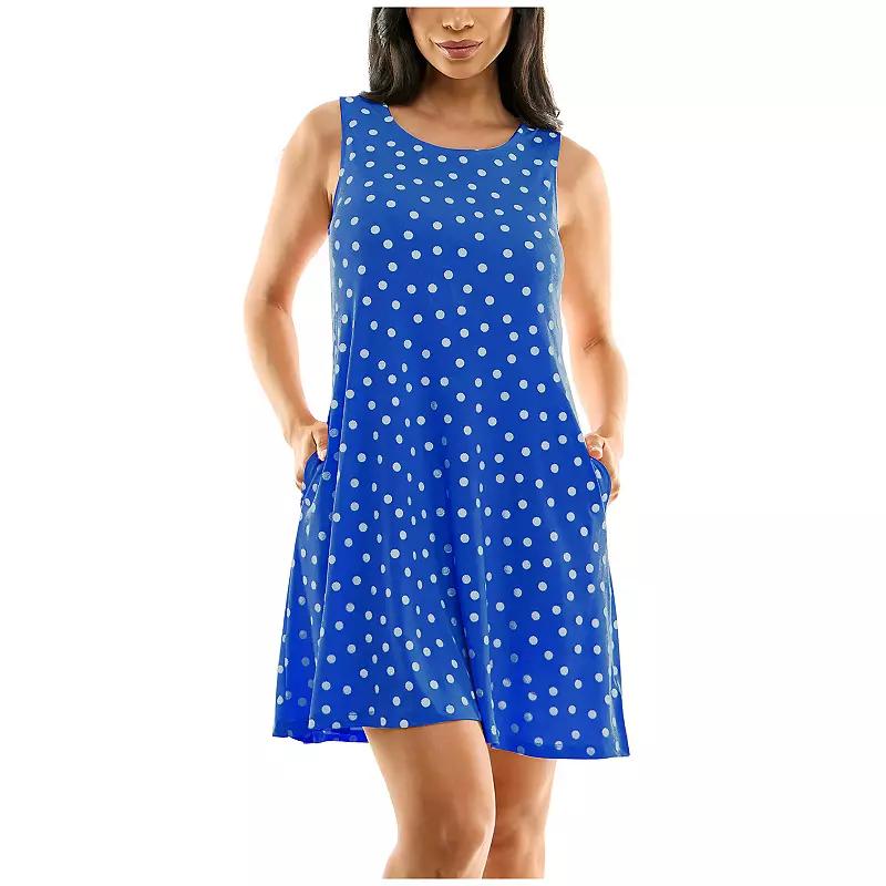 Women's Nina Leonard Floral Swing Dress,  Product Image