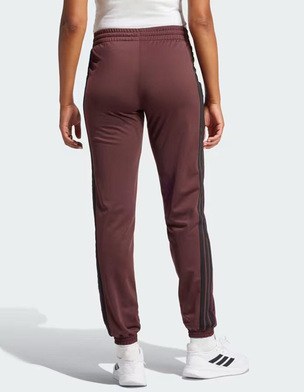 ADIDAS Sportswear Tricot 3-Stripes Womens Track Pants - RUBY Product Image