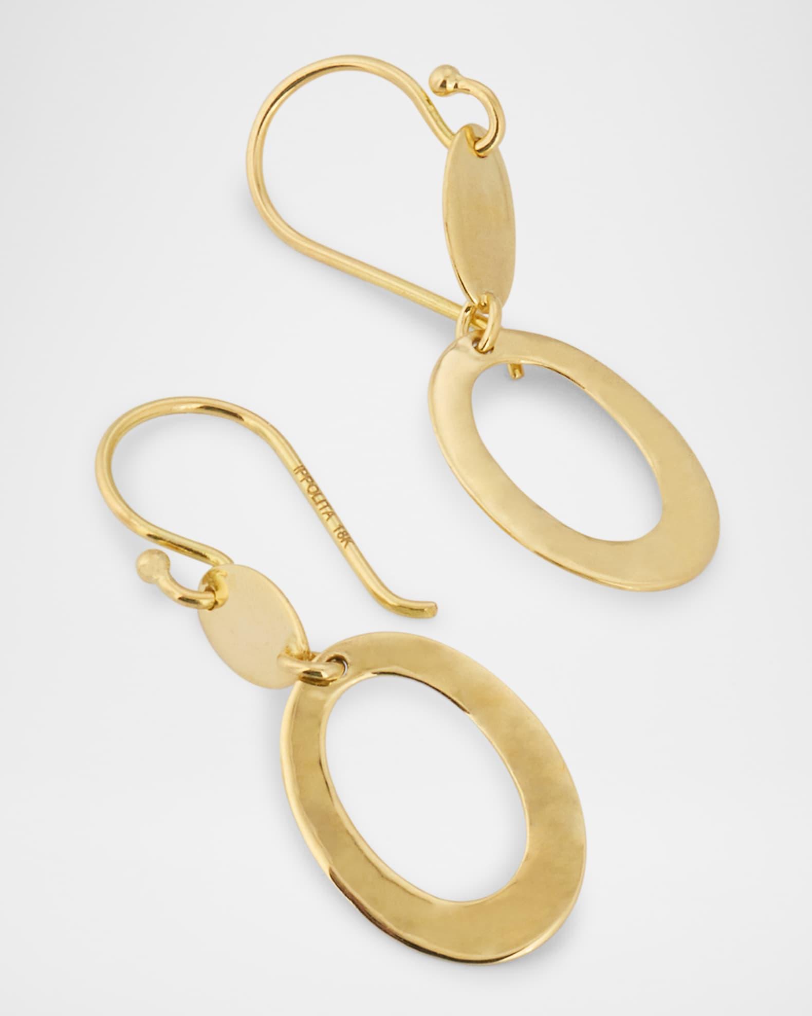 18K Classico Small Mixed-Texture Earrings Product Image