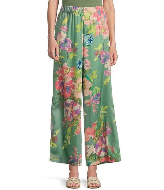 Evolutionary Floral Print Pants Product Image