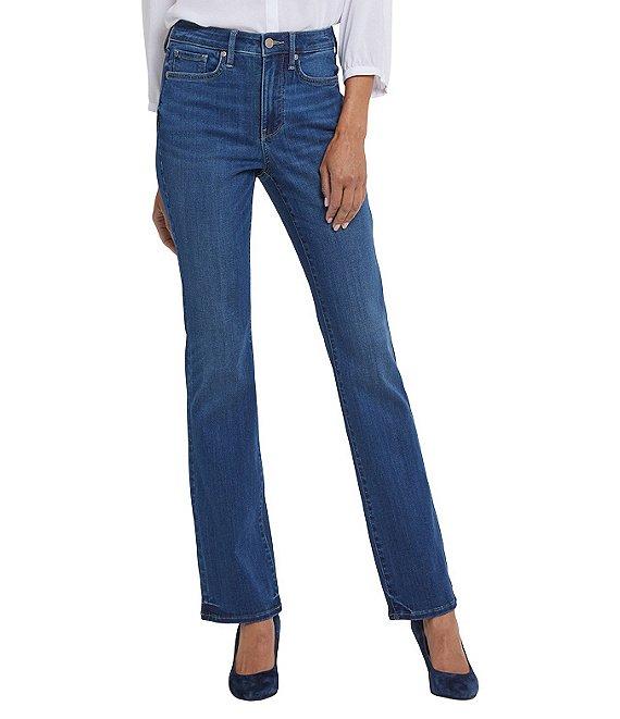 NYDJ Stretch Denim High Rise Slim Leg Bootcut Jeans Product Image