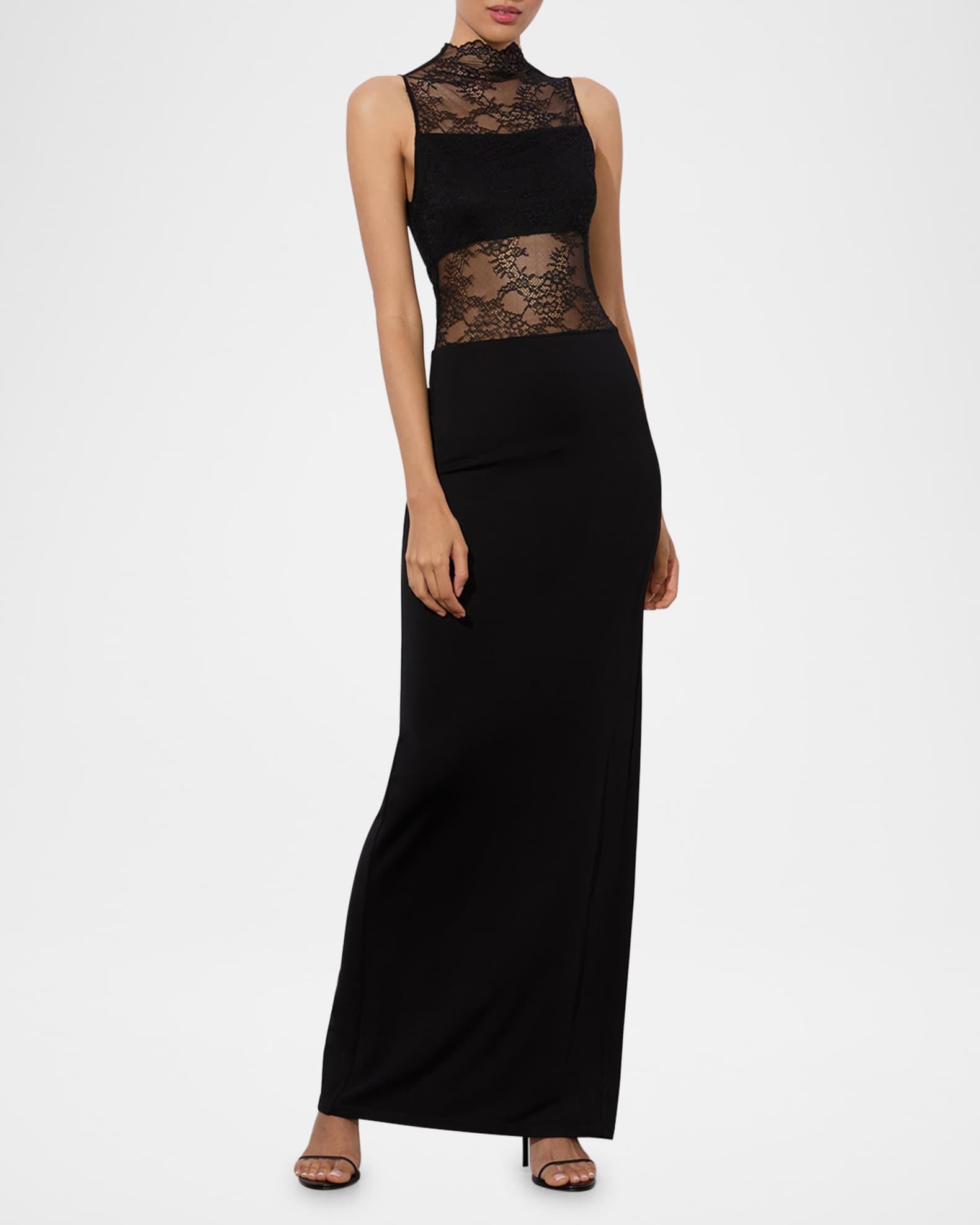 Nichol Sleeveeless Lace Maxi Dress Product Image