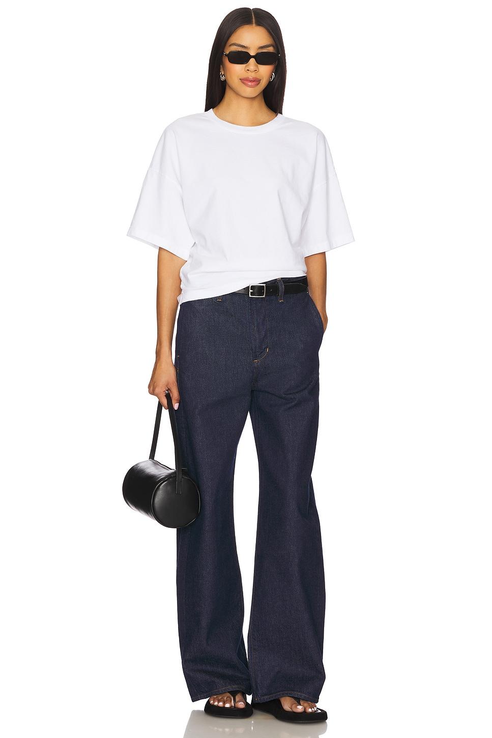 Short Sleeve Supima Curve Tee Enza Costa Product Image