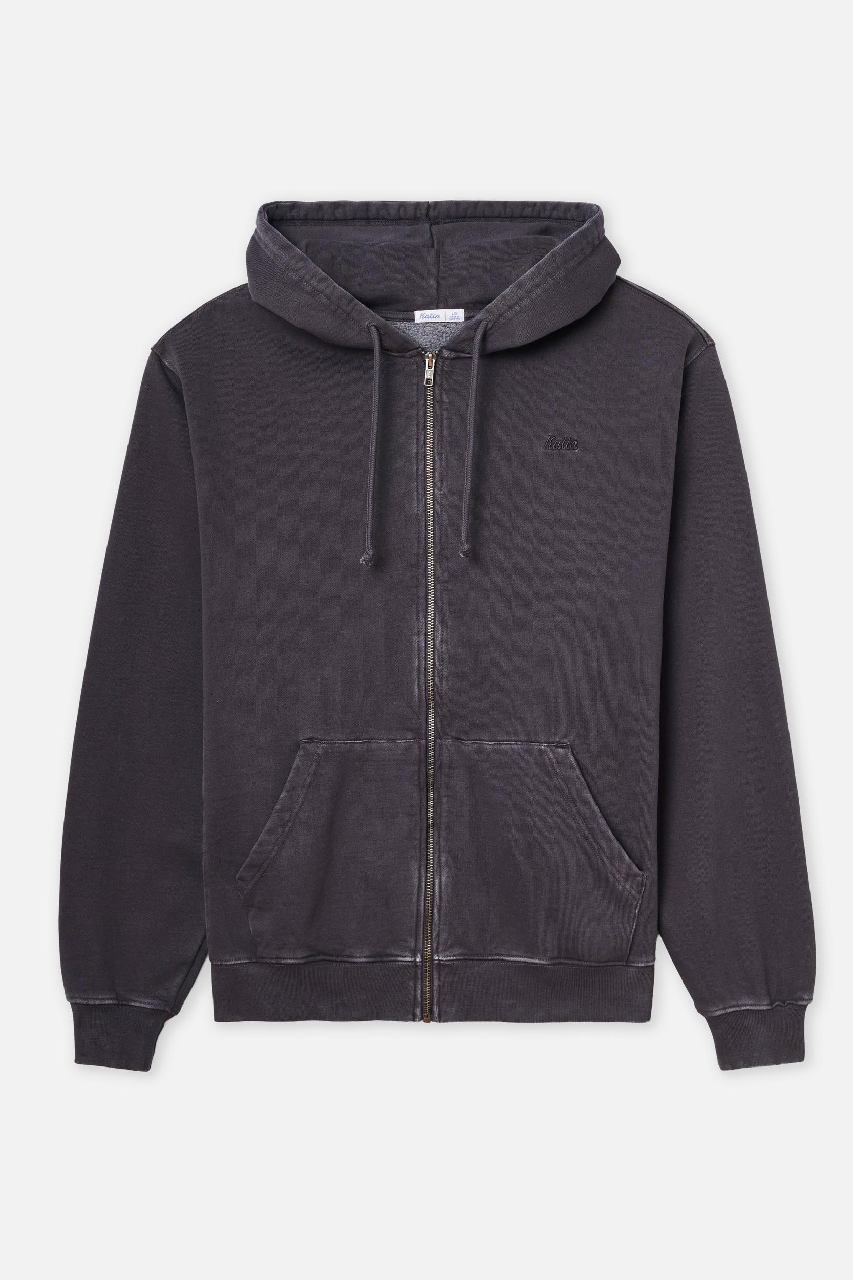 EMBROIDERED FULL ZIP HOODIE Product Image