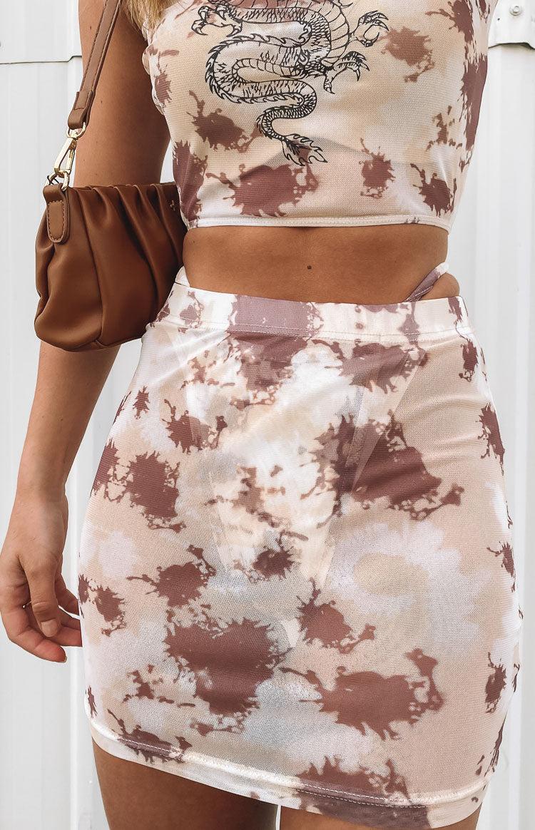 Chiba Mesh Skirt Tie Dye Product Image