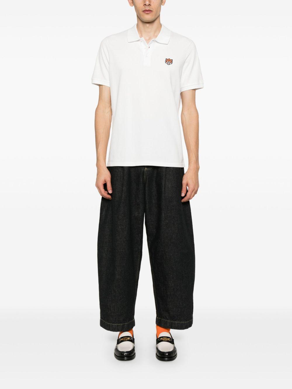 Happy Tiger embroidered polo shirt Product Image