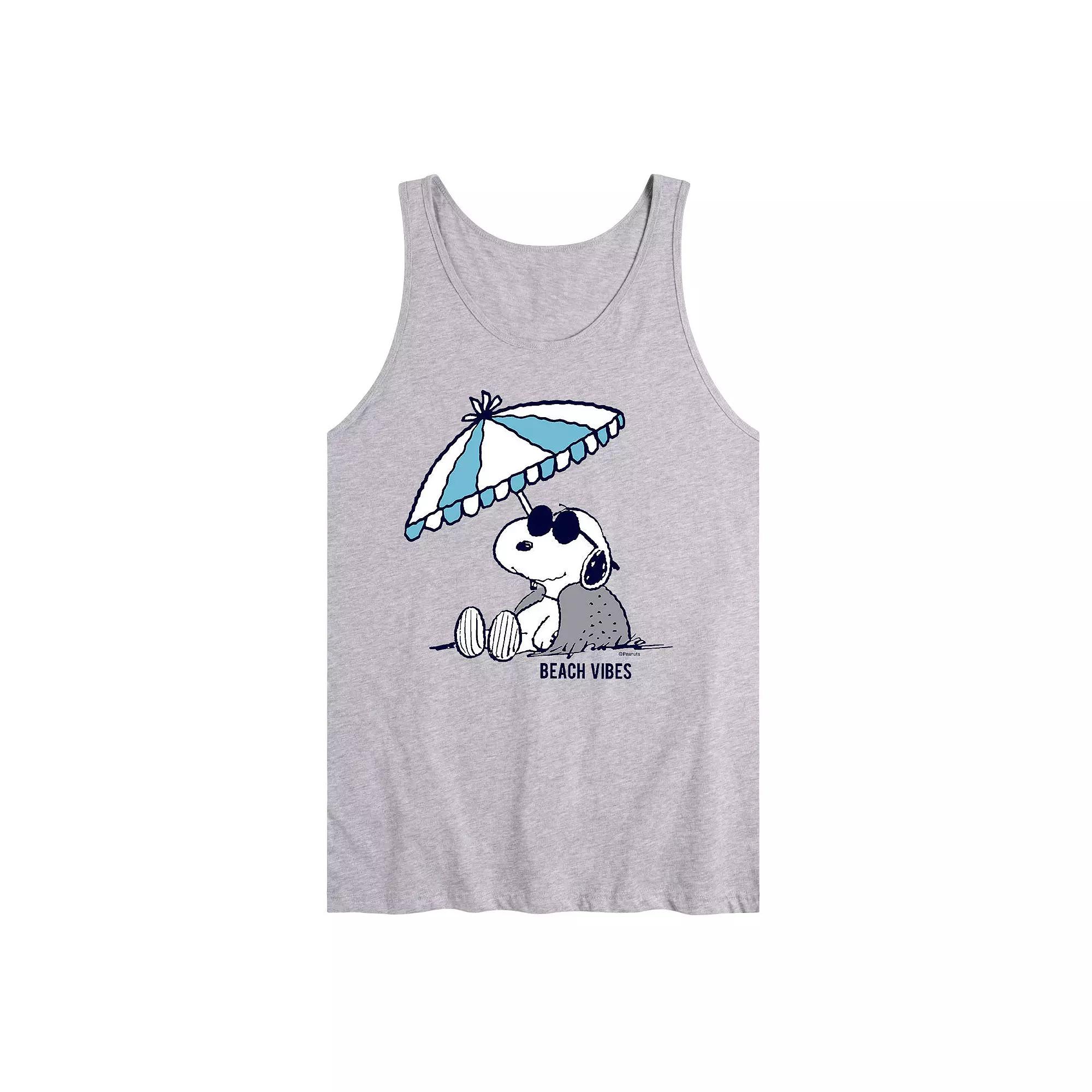 Men's Peanuts Chill Beach Vibes Tank Top,  Product Image