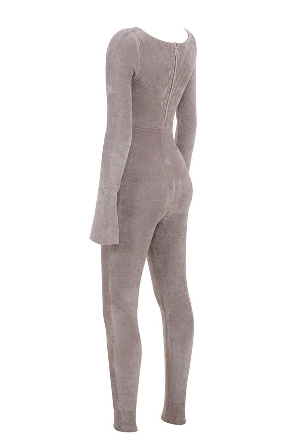 Isis  mink heavy chenille loungewear jumpsuit - sale Product Image
