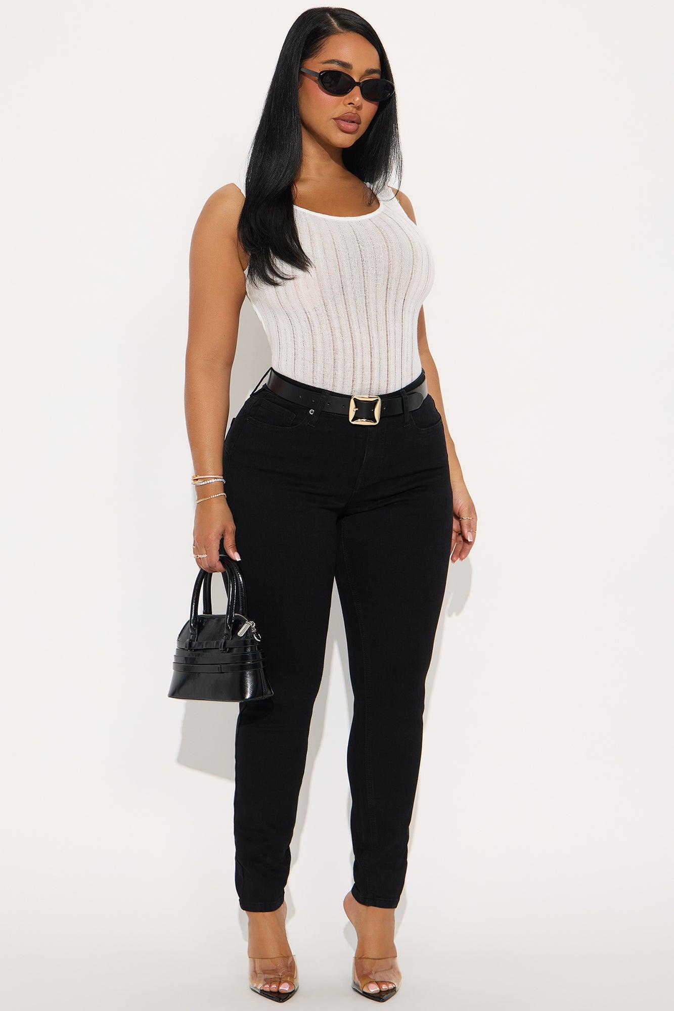 Emilia Backless Bodysuit - Ivory Product Image