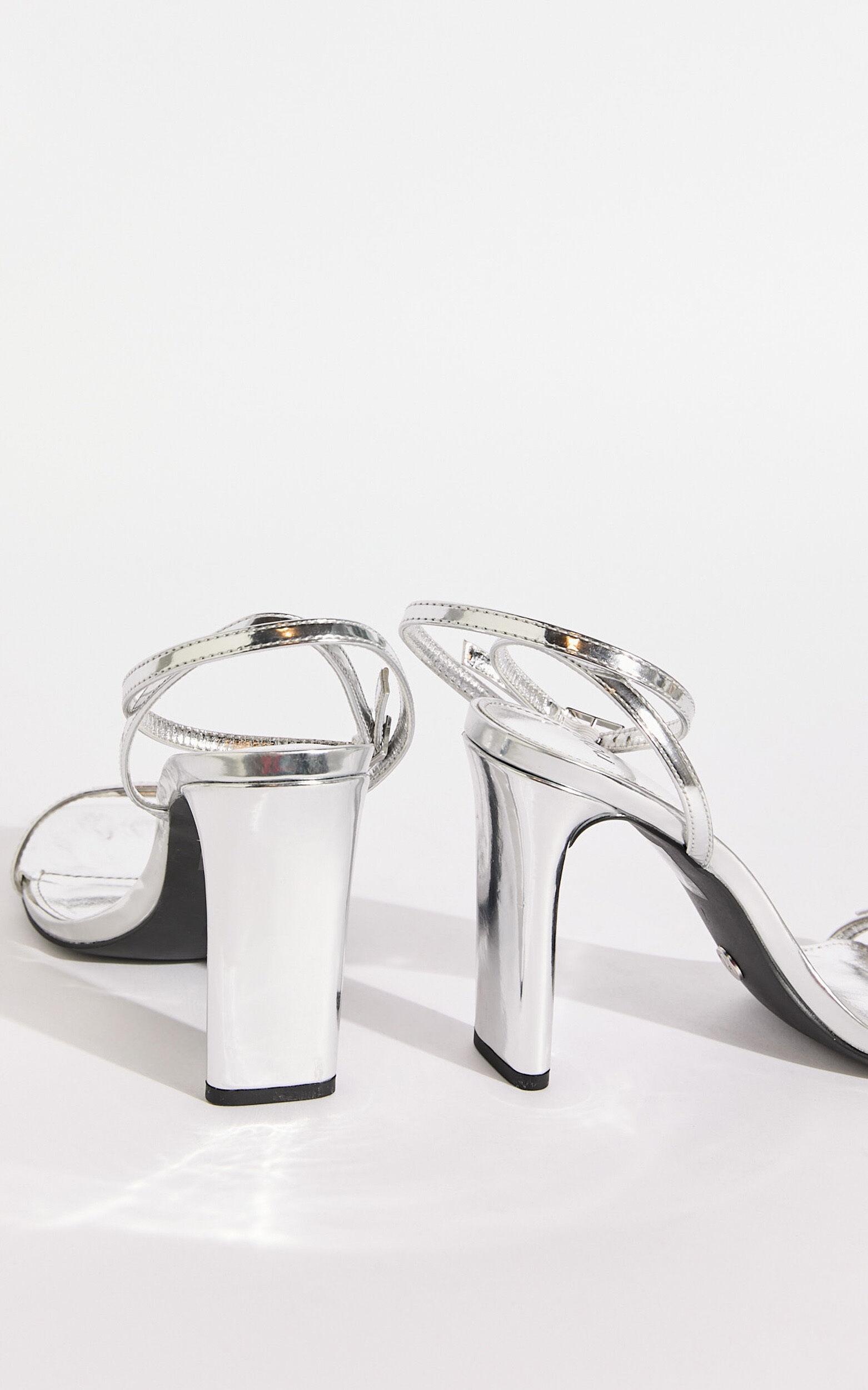 Novo - Nalar Heels in Silver Product Image