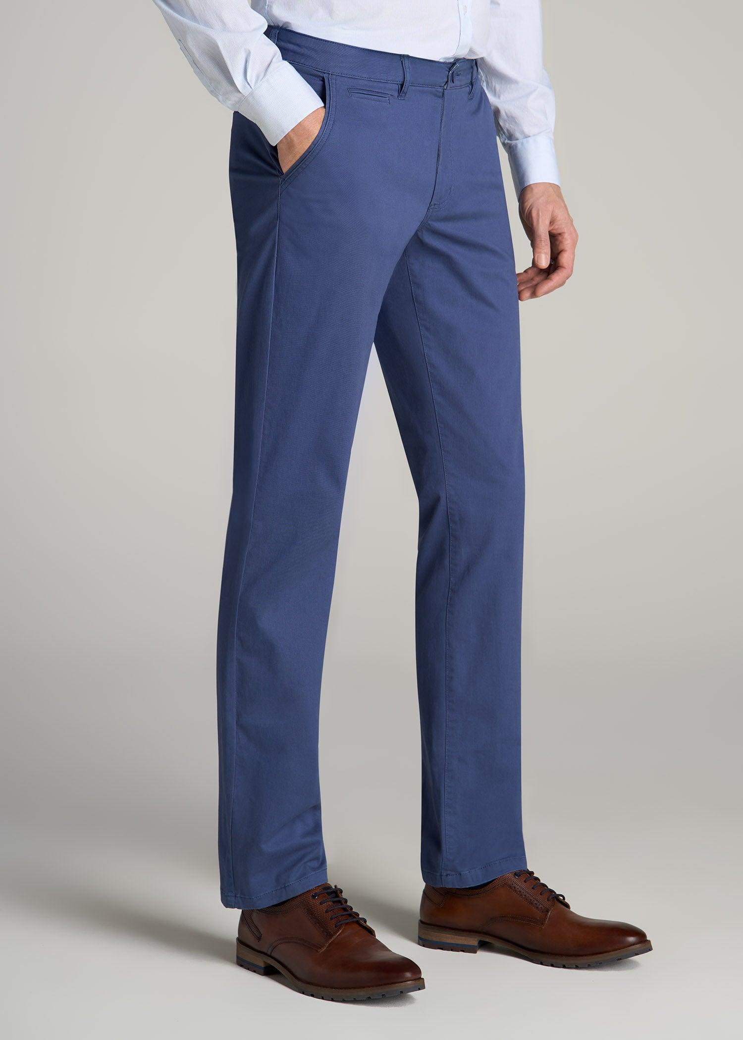 Carman TAPERED Chinos for Tall Men in Marine Navy Male Product Image