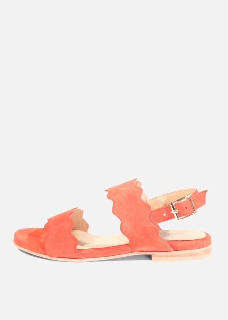 Jarden Suede Scallop Sandals Product Image