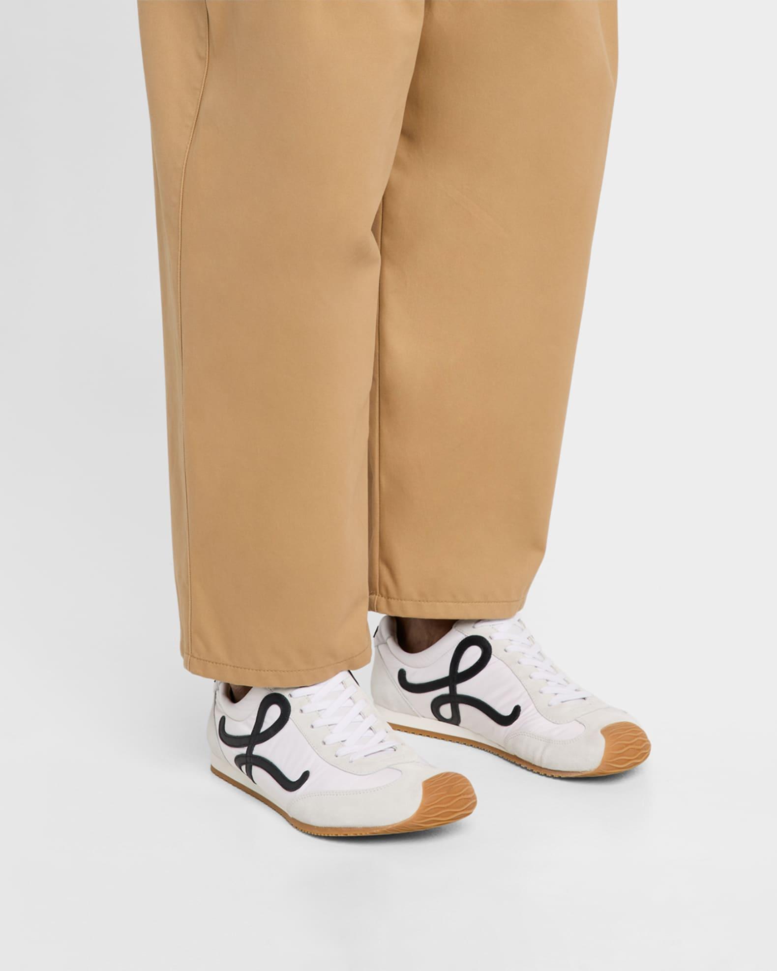 Men's Ballet Runner 2.0 Nylon and Calfskin Low-Top Sneakers Product Image