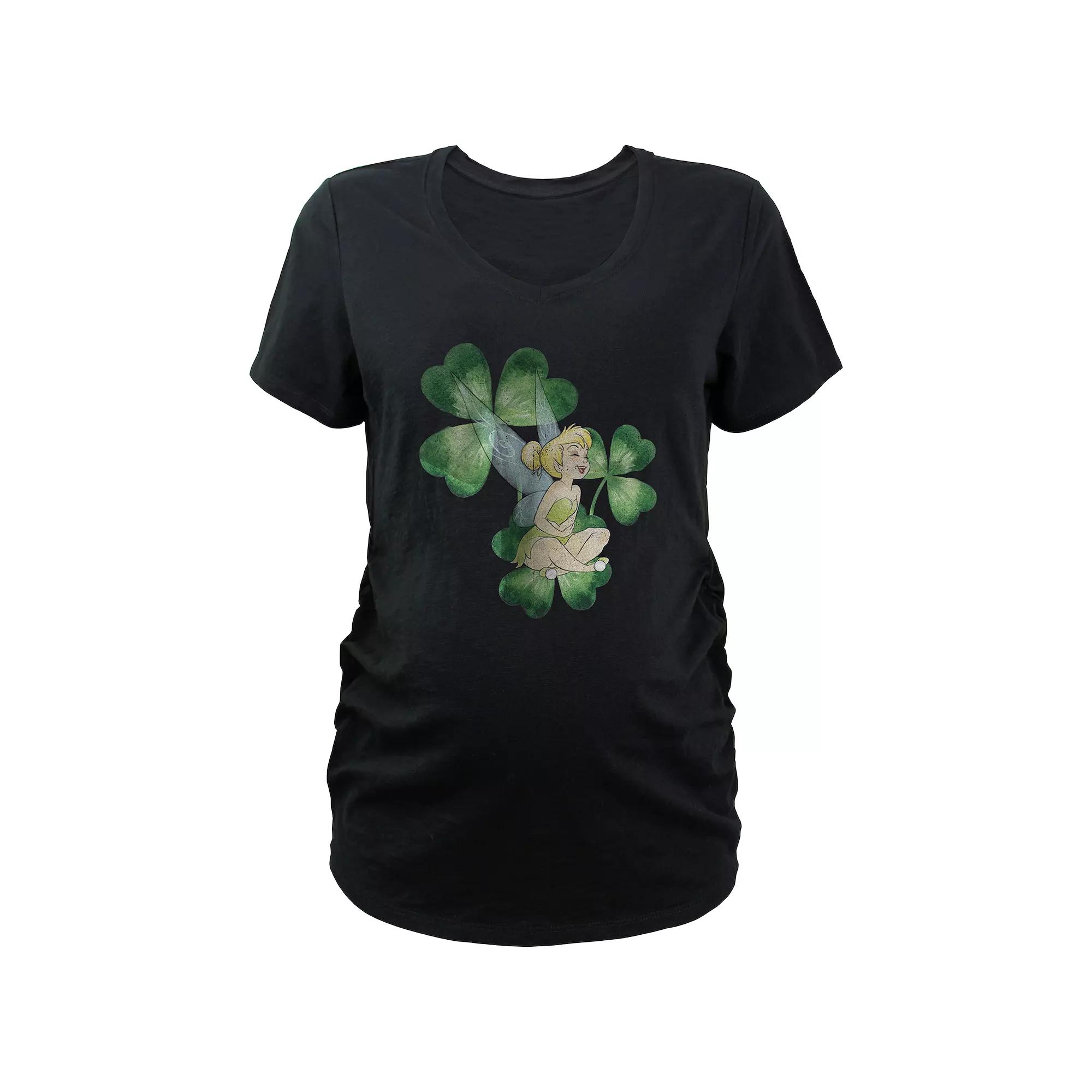 Disney's Tinker Bell Saint Patrick's Day Maternity Graphic Tee, Women's,  Product Image