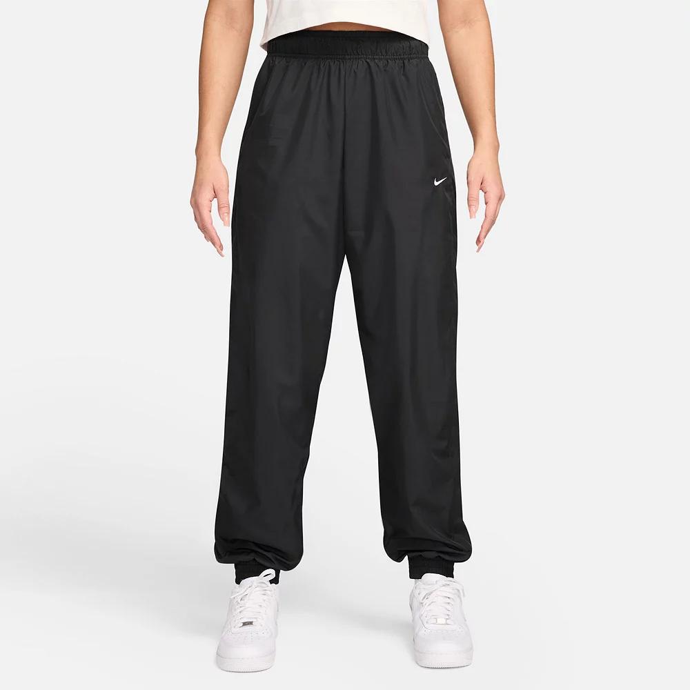 Women's Nike Sportswear Mid-Rise UV Protection Oversized Joggers, Size: Large, Black Product Image