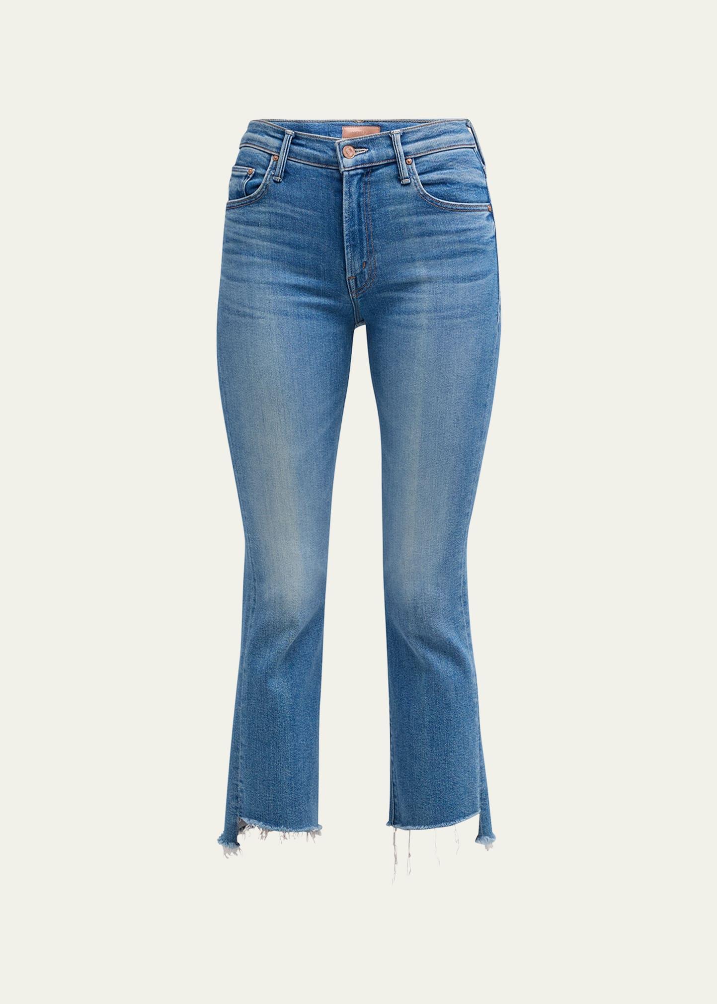 Womens The Insider Crop Step Fray Jeans Product Image