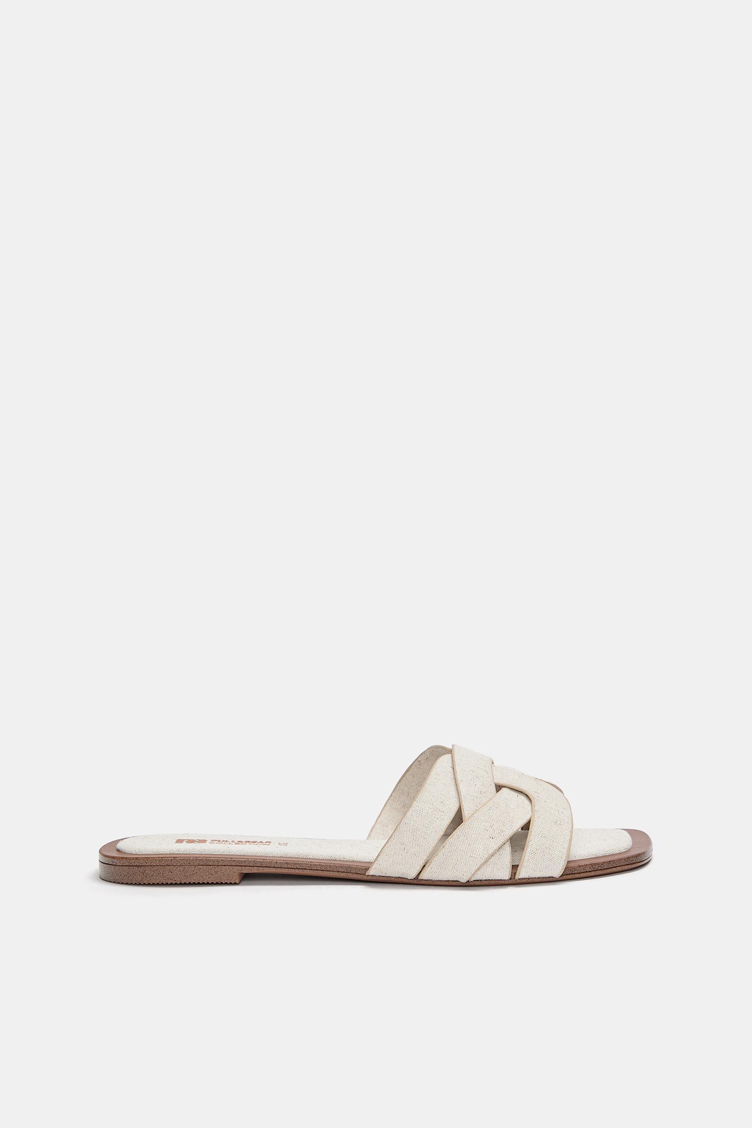 Flat fabric sandals Product Image