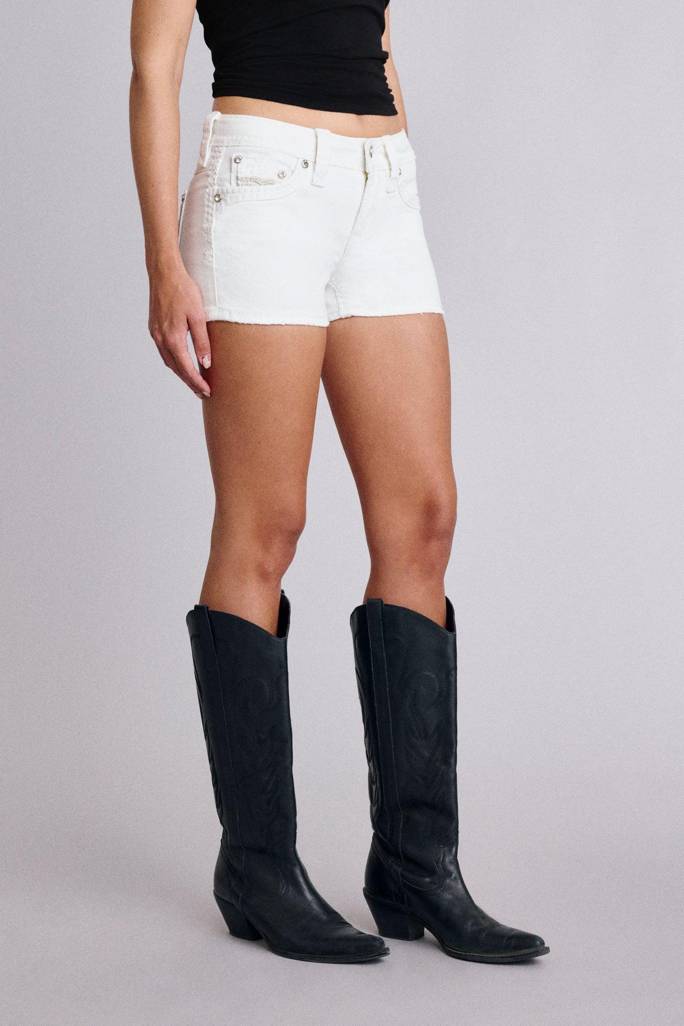 Ellarose Denim Shorts Product Image