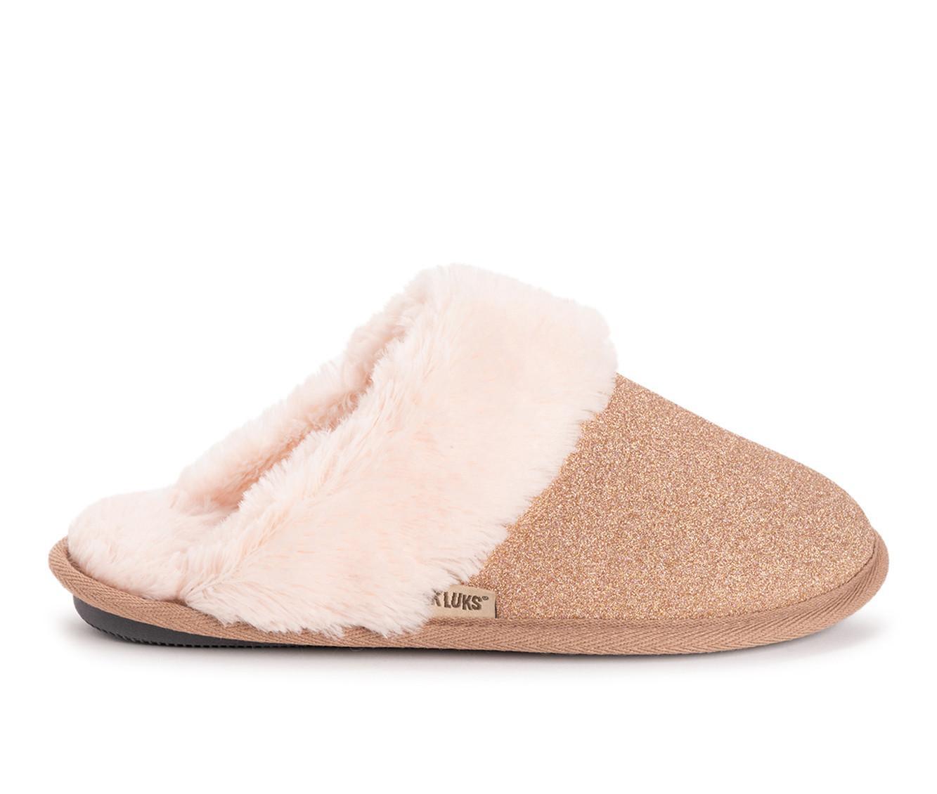 MUK LUKS Angled Sparkle Scruff Slippers Product Image