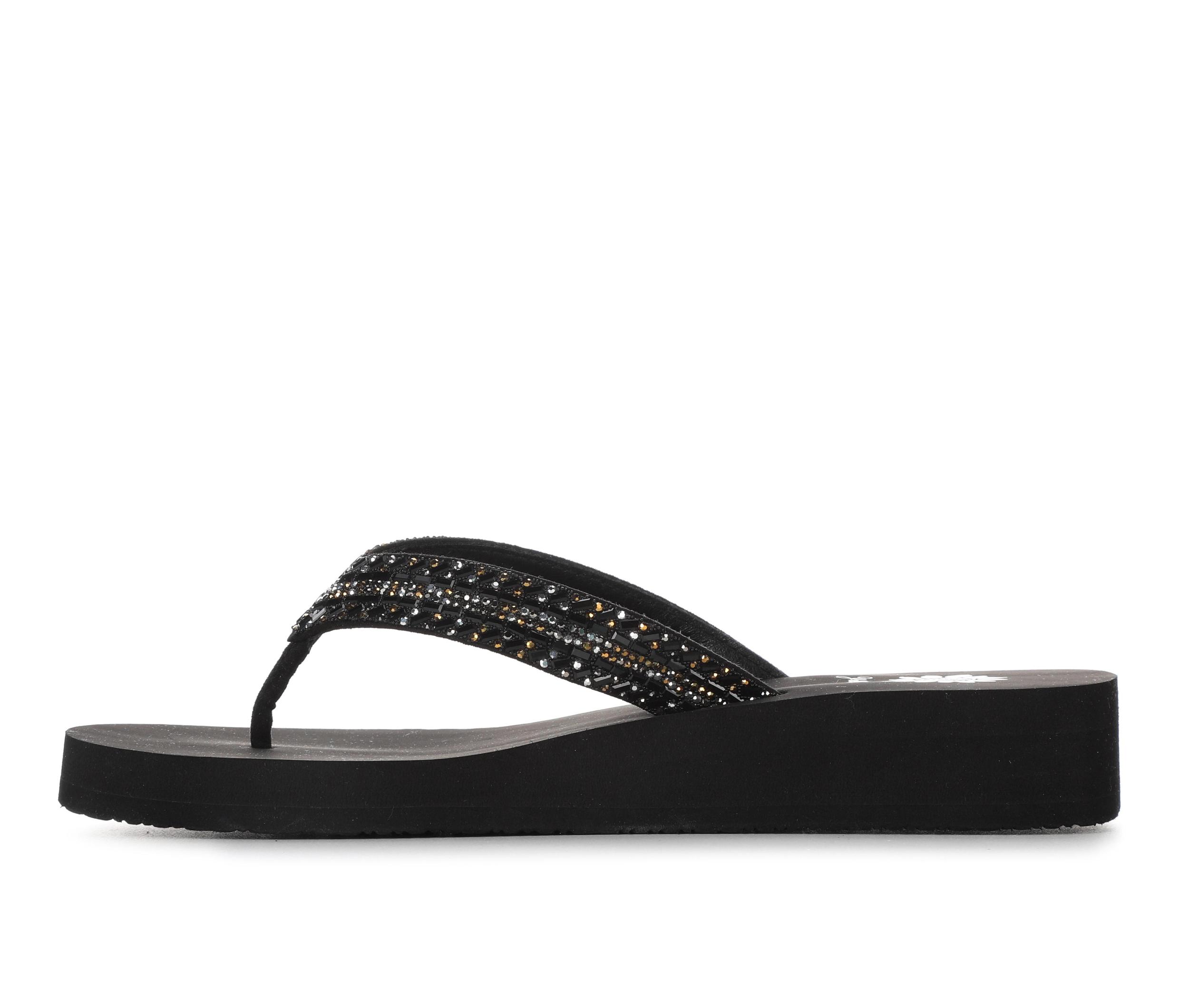 Women's Yellow Box Jovina Wedge Flip-Flops Product Image