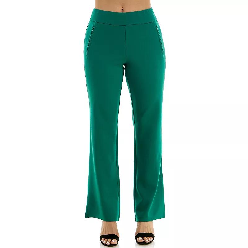 Women's Nina Leonard Classic Bell Bottom Pants,  Product Image