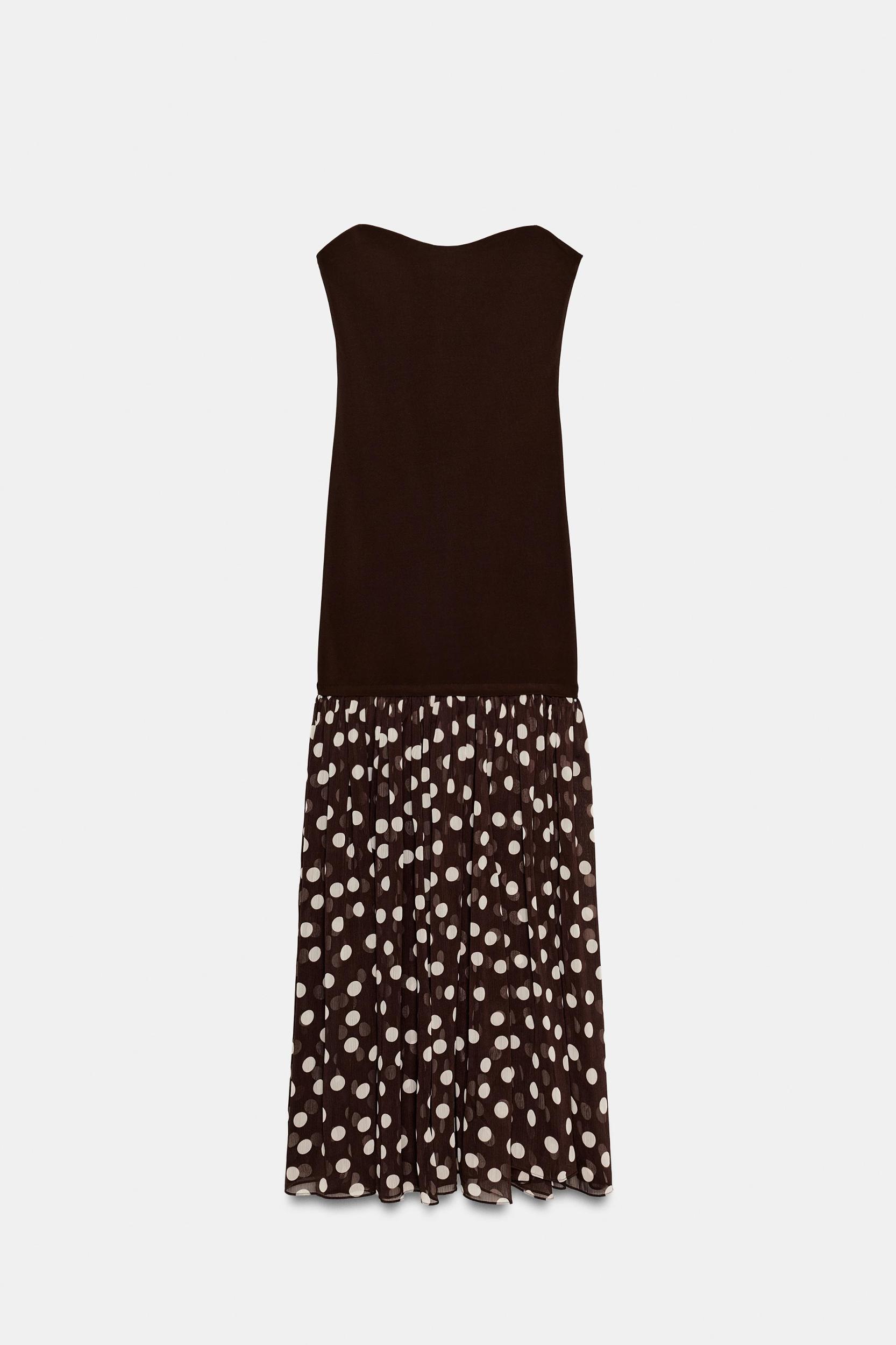 COMBINATION POLKA DOT DRESS Product Image