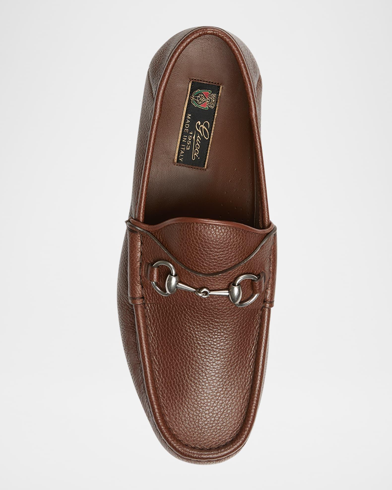 Men's Horsebit 1953 Grained Leather Bit Loafers Product Image