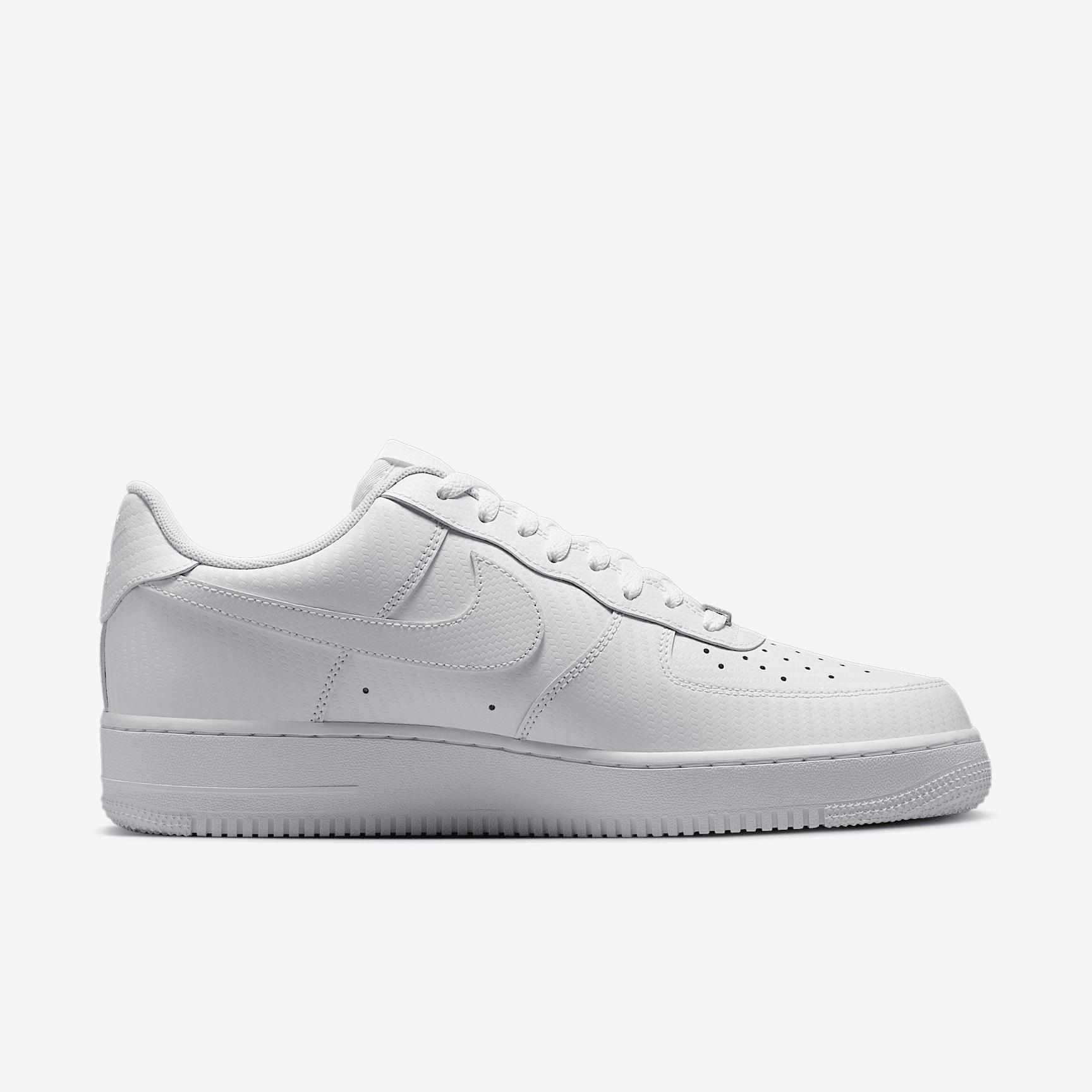 Nike Mens Nike Air Force 1 07 TWT - Mens Shoes White/White Product Image