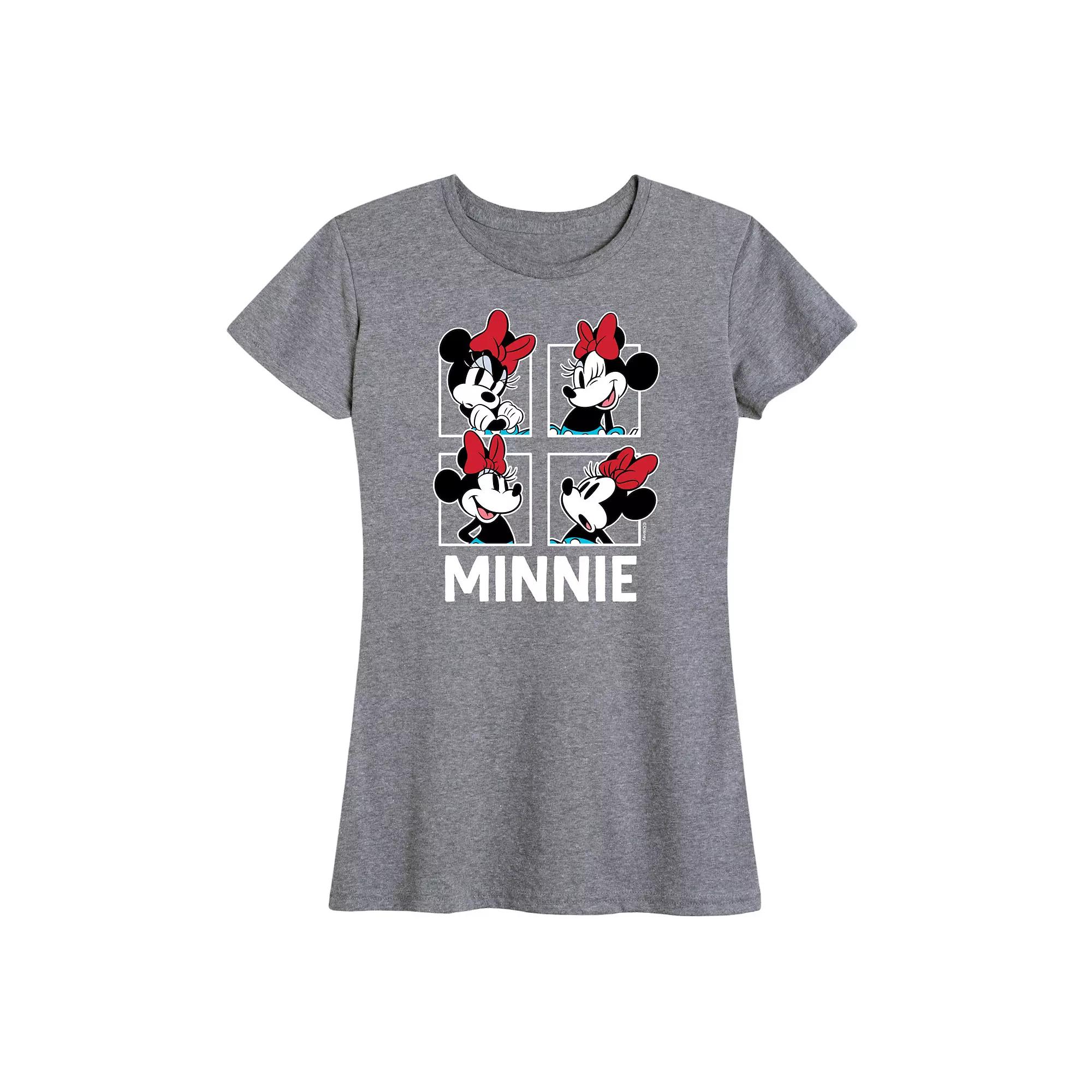 Disney's Minnie Mouse Women's Grid Graphic Tee,  Product Image