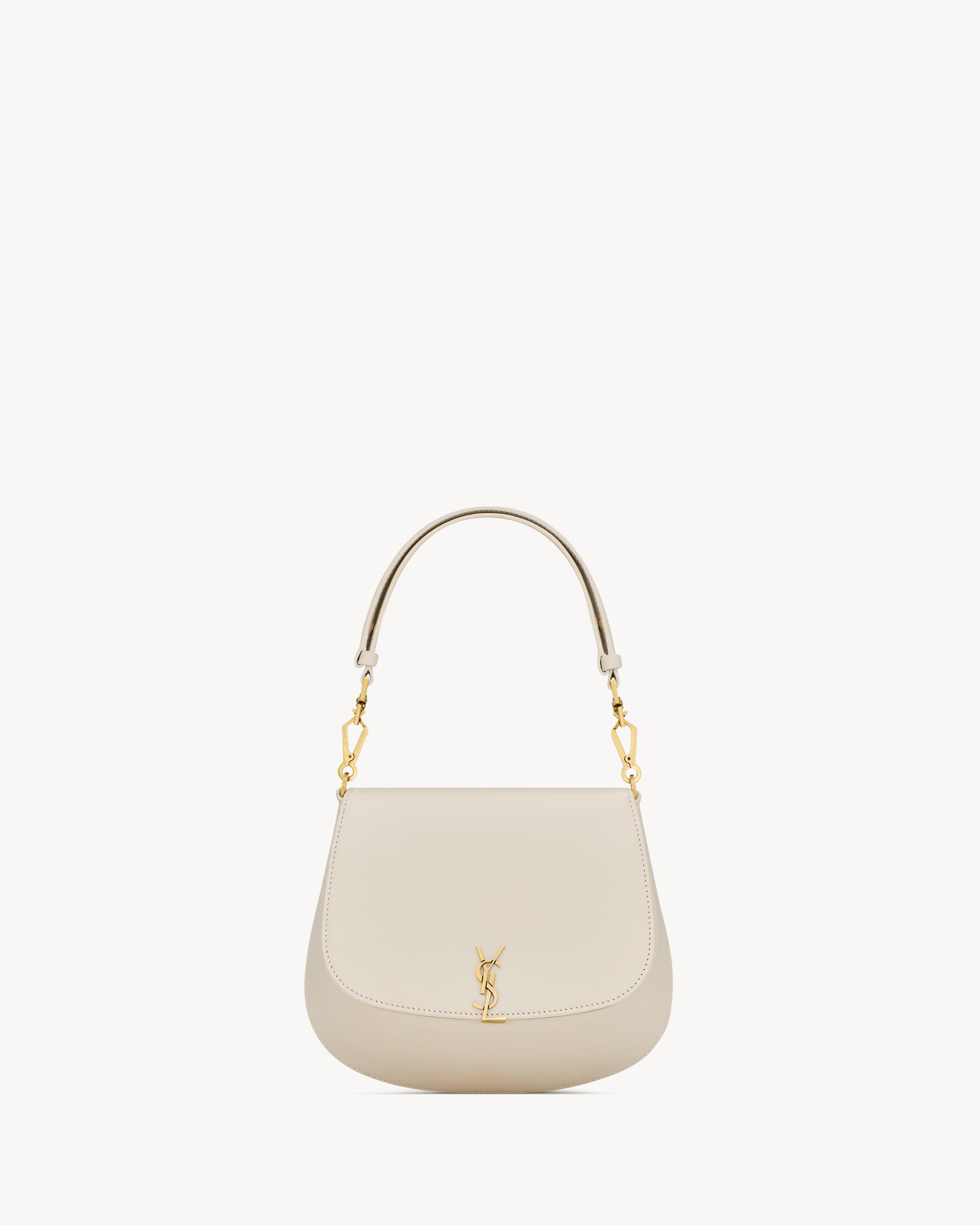 Mini VOLTAIRE TOP HANDLE bag in BOX SAINT LAURENT Product Image