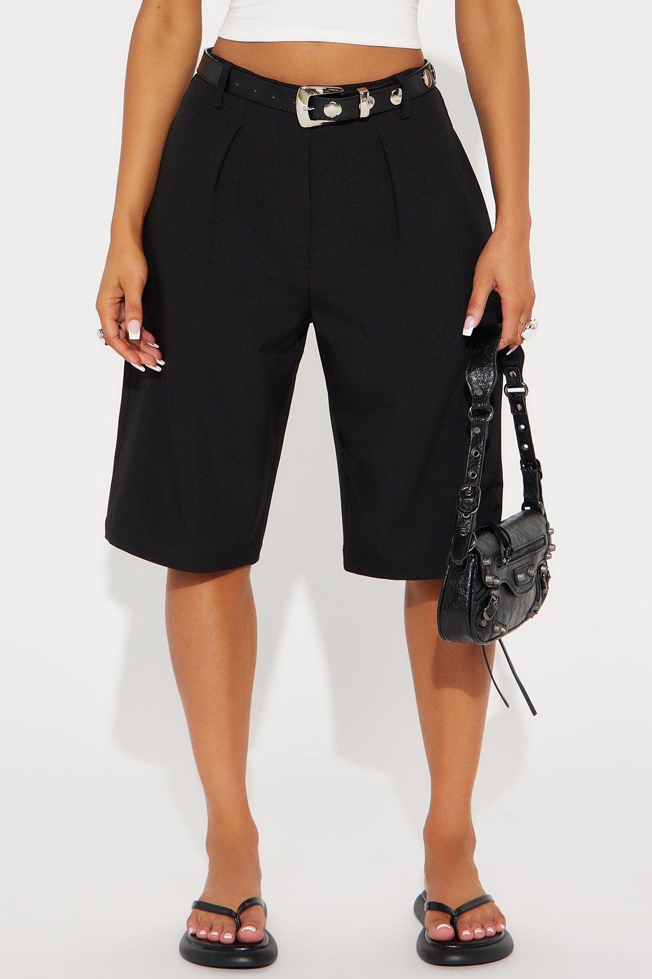 Minara Bermuda Trouser Short - Black Product Image