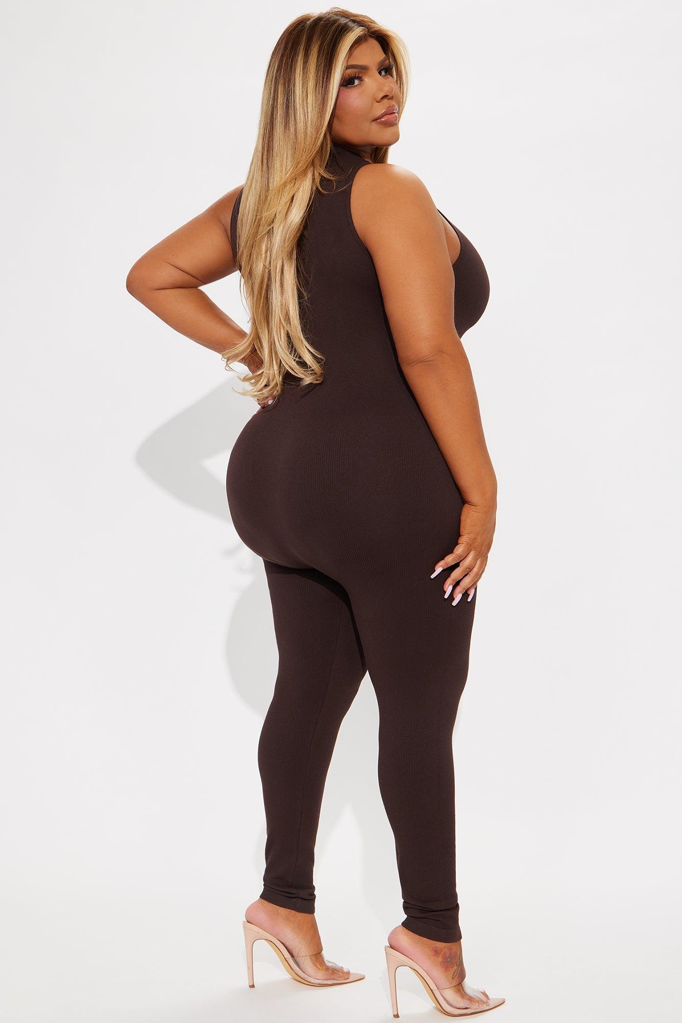 Johanna Seamless Jumpsuit - Brown Product Image