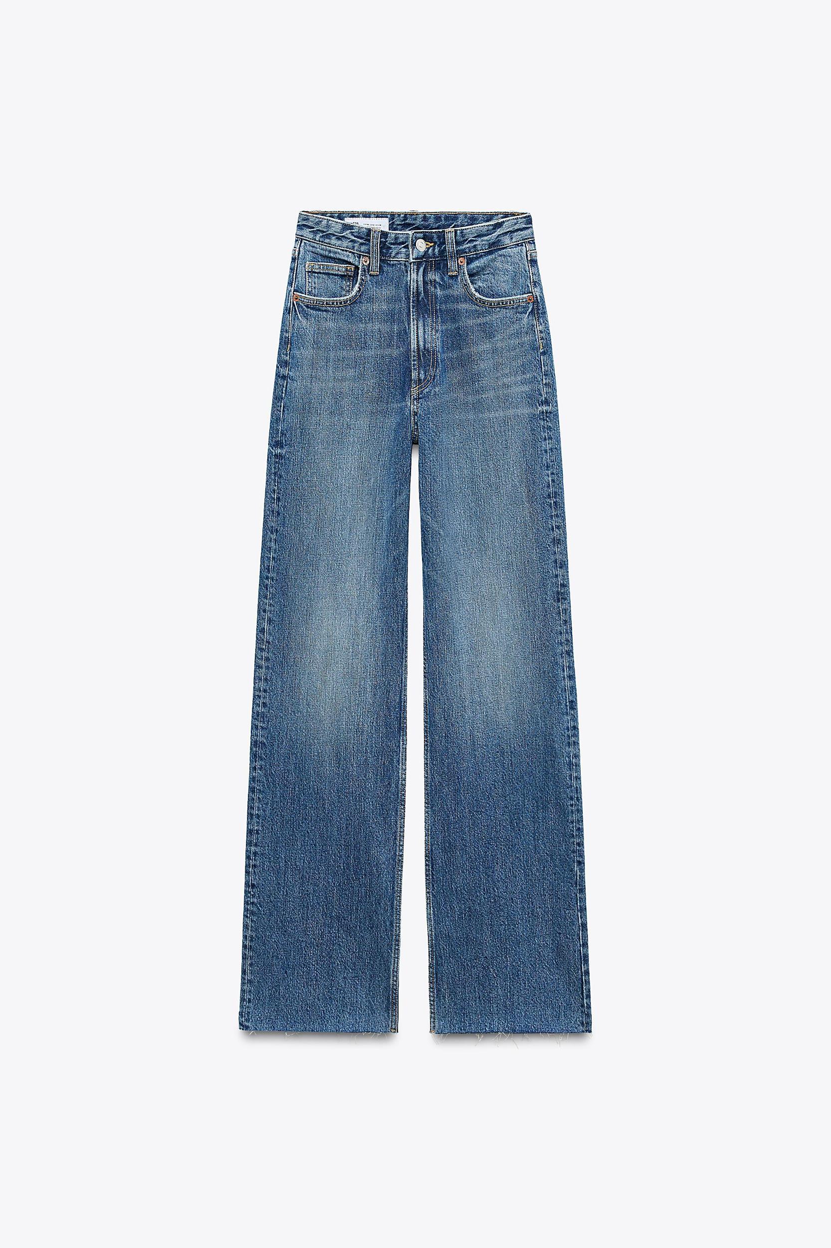 TRF HIGH RISE WIDE LEG JEANS Product Image