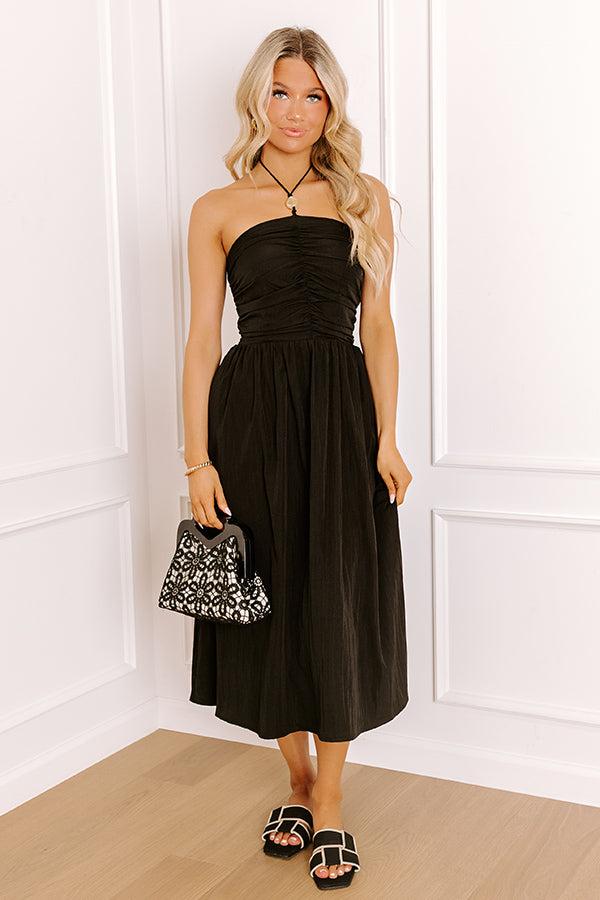 Resort Ready Halter Midi Dress Product Image
