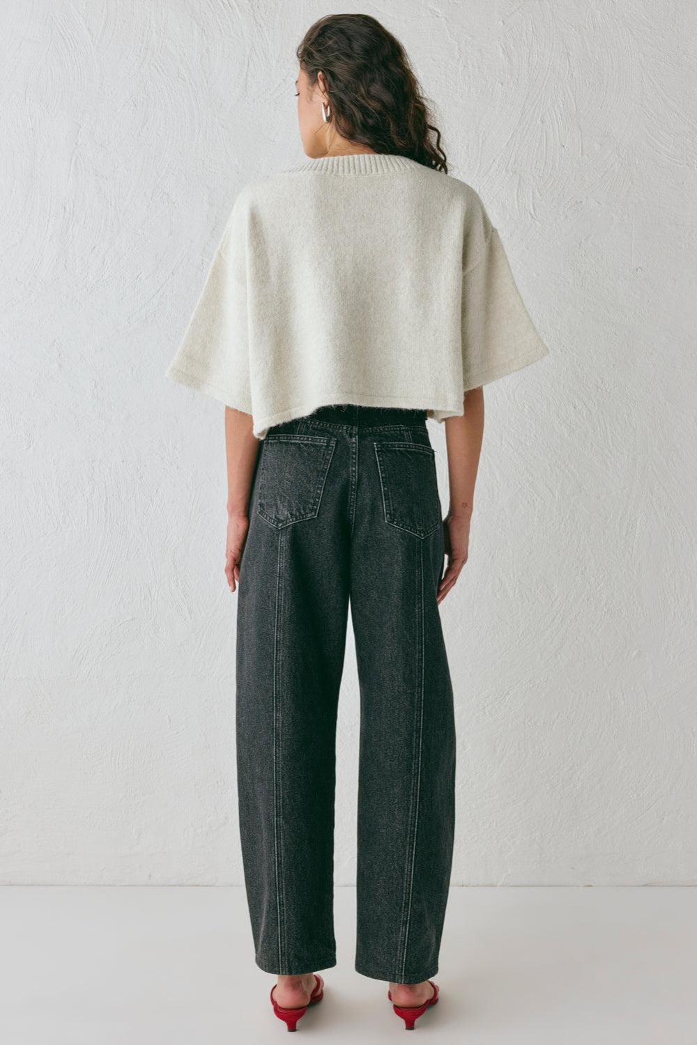 Hailey Knit Cardigan Oyster Product Image