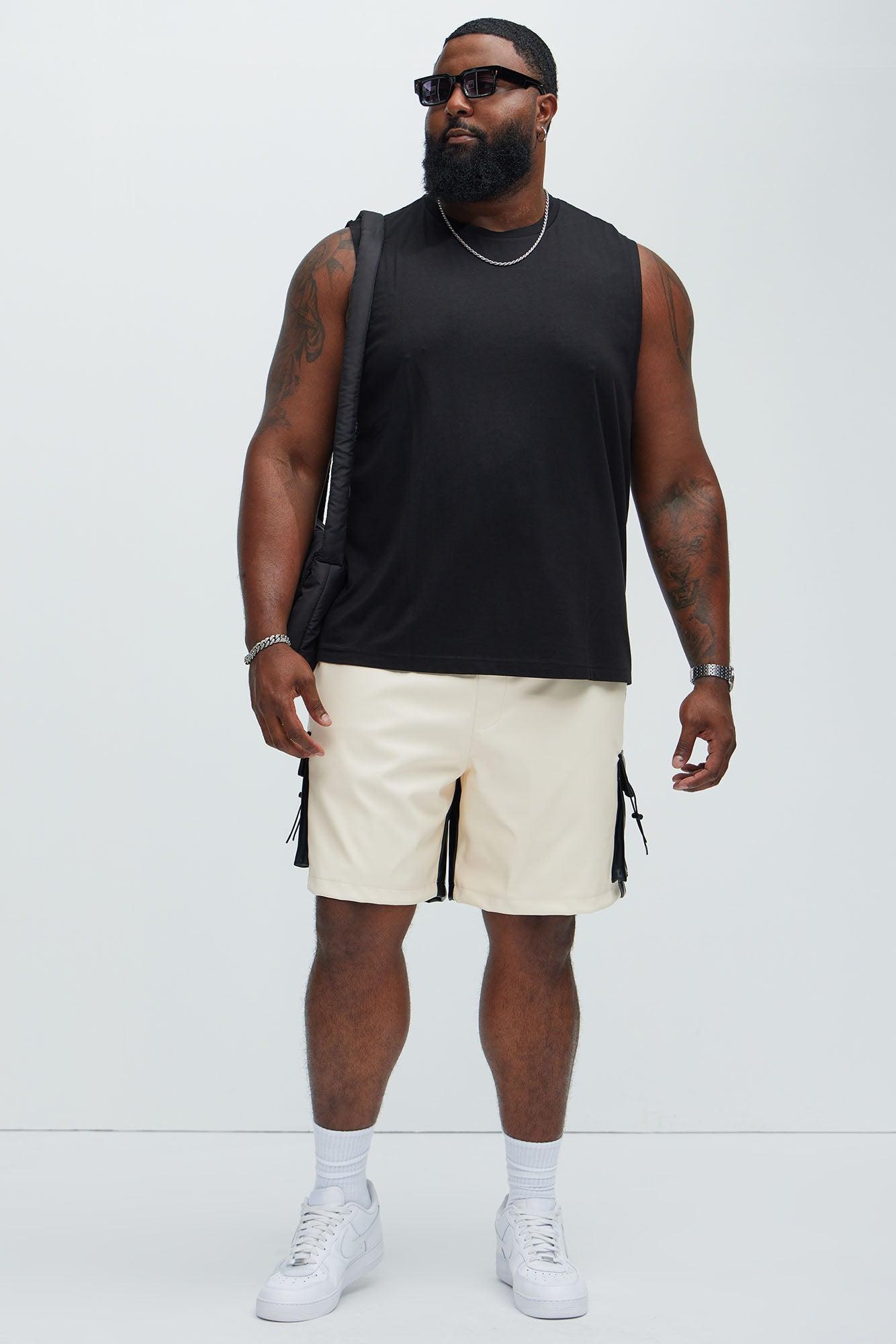 Essential Modal Lounge Sleeveless Muscle Tee - Black Product Image