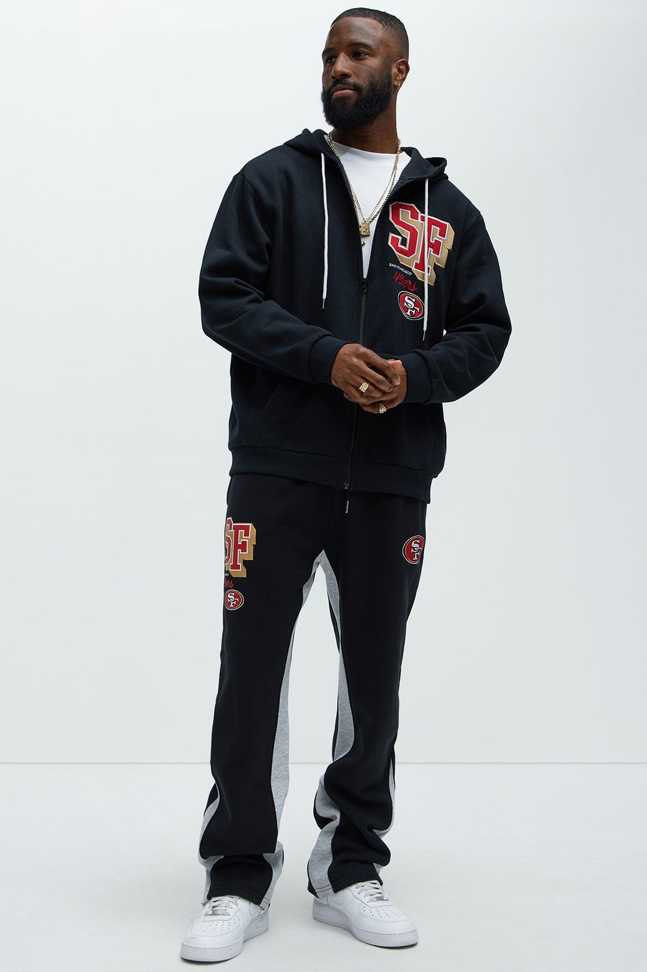 49ers Bold Flare Sweatpants - Black Product Image